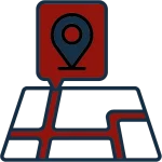 Digital medical profile displaying emergency instant location sharing